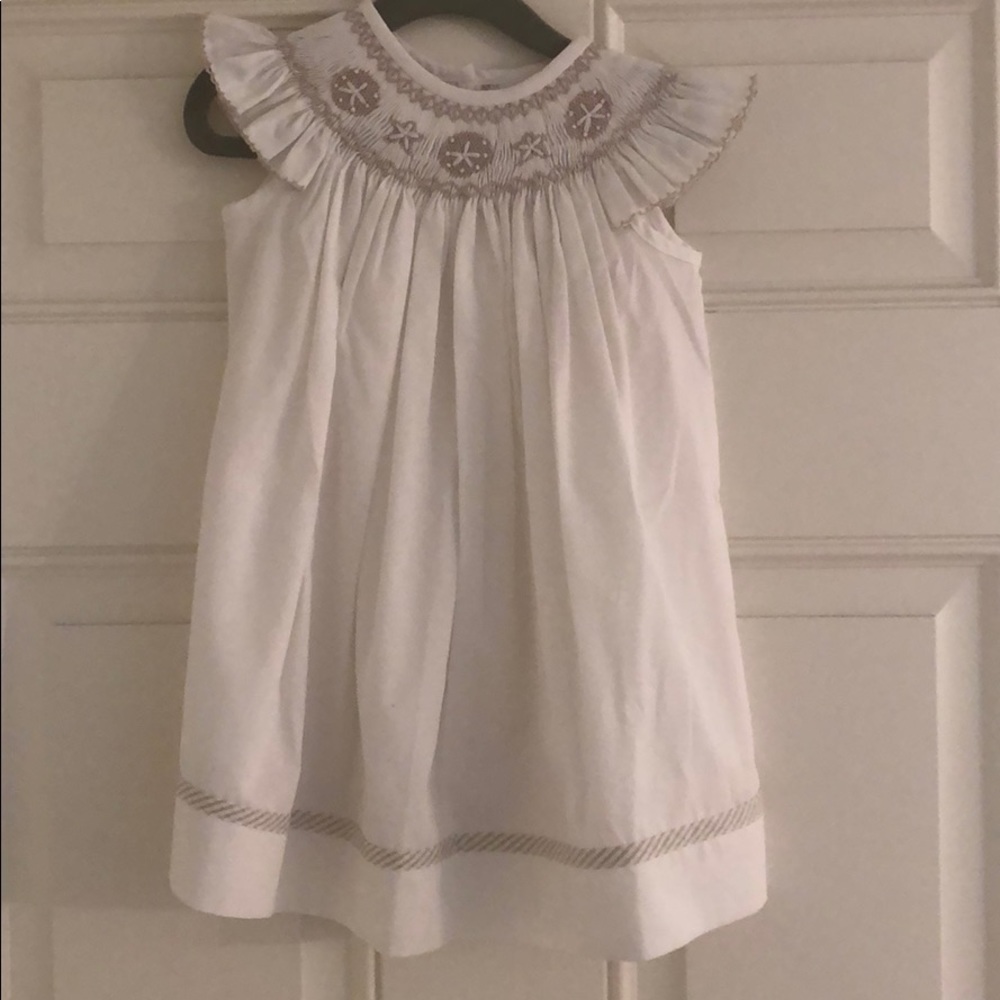 NEW Smocked 12m Seashell Dress